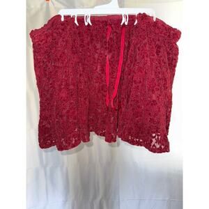 aerie red skirt size XL casual mini skirt everyday staple skirt
